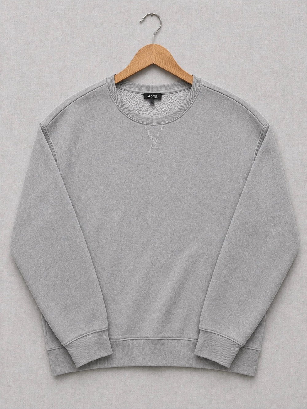 George Crewneck Sweatshirt - Light Gray